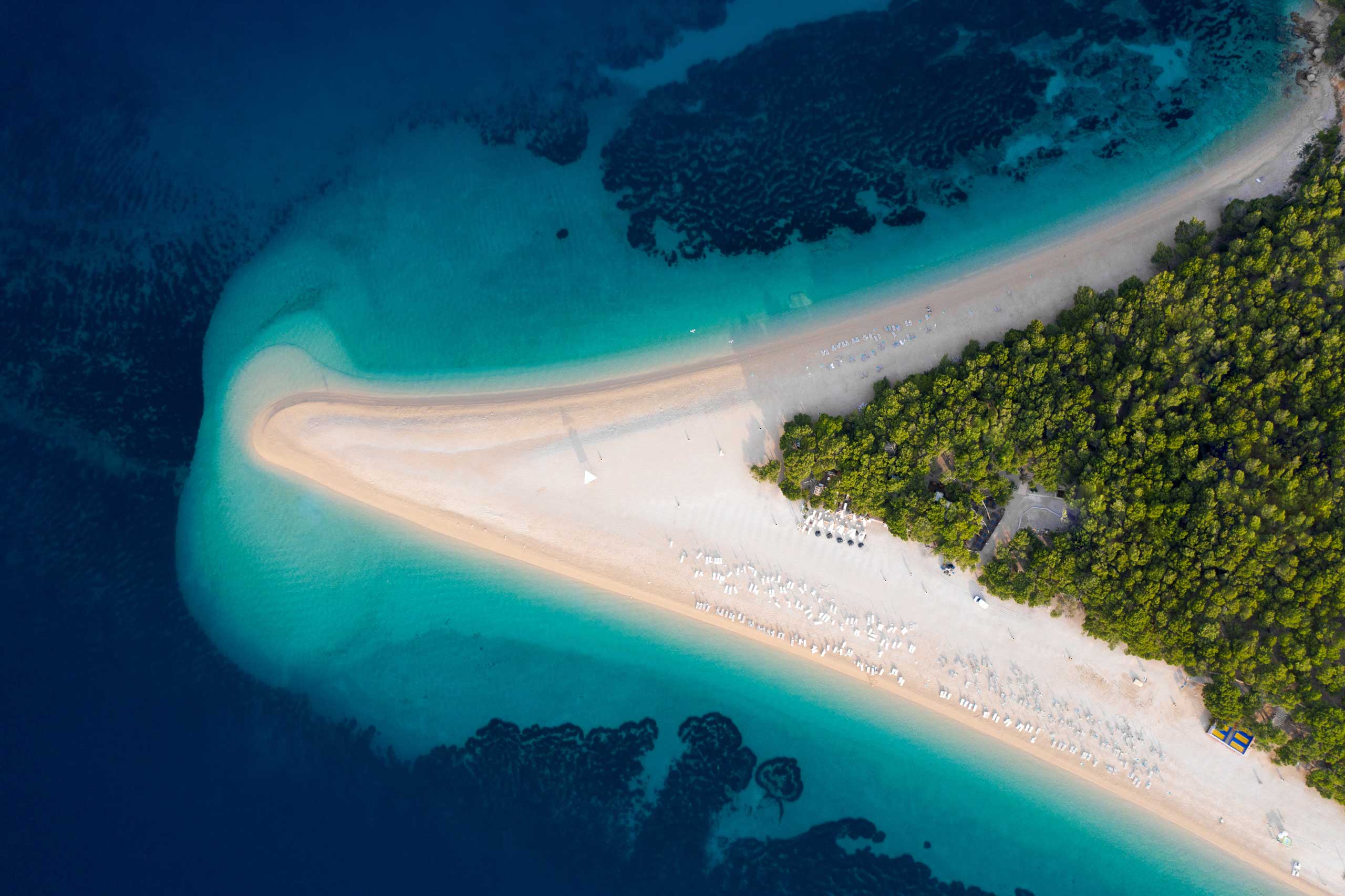 Zlatni rat, Bol - ostrov Brač